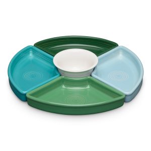 Fiesta Aegean 5-Piece Mixed Colors Entertaining Set 8 1/5 Inch