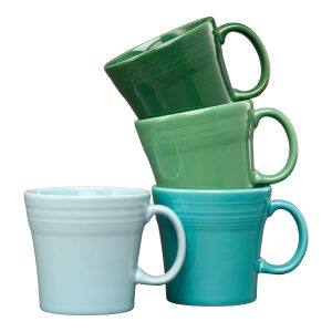 Fiesta Mixed Aegean 15 OZ Set of 4 Mixed Tapered Mug Set