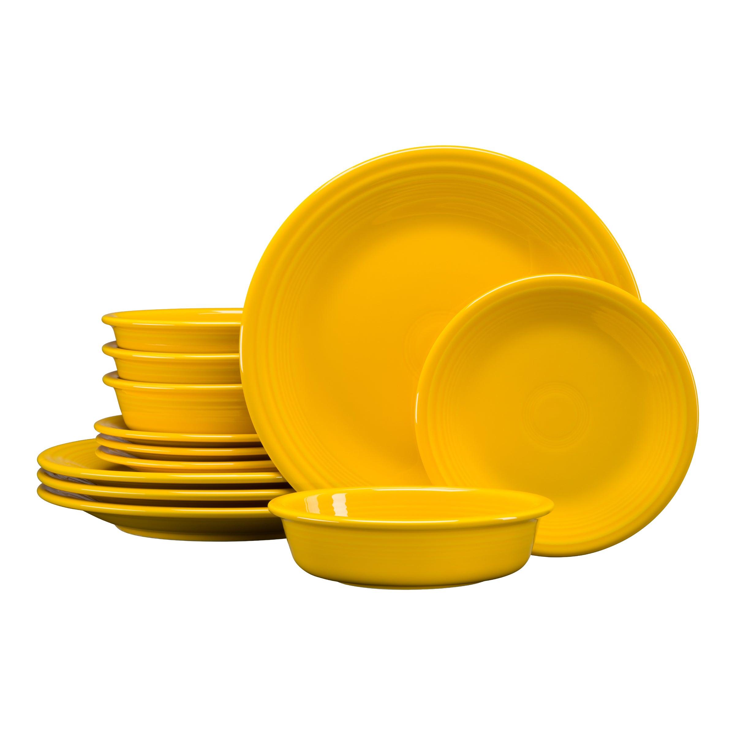 Fiesta Classic Rim 12-Piece Dinnerware Set, Service for 4 - Image 5