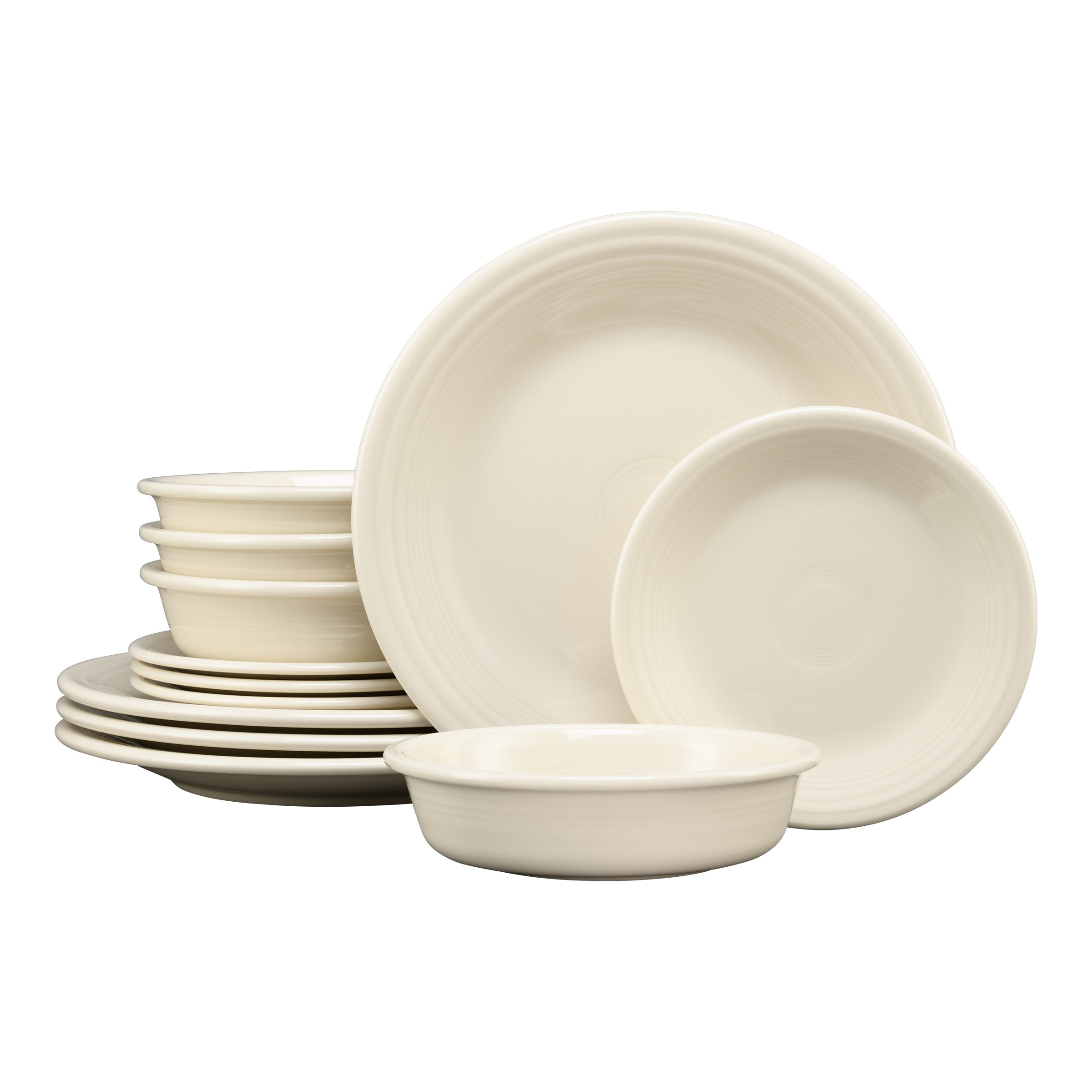 Fiesta Classic Rim 12-Piece Dinnerware Set, Service for 4 - Image 13
