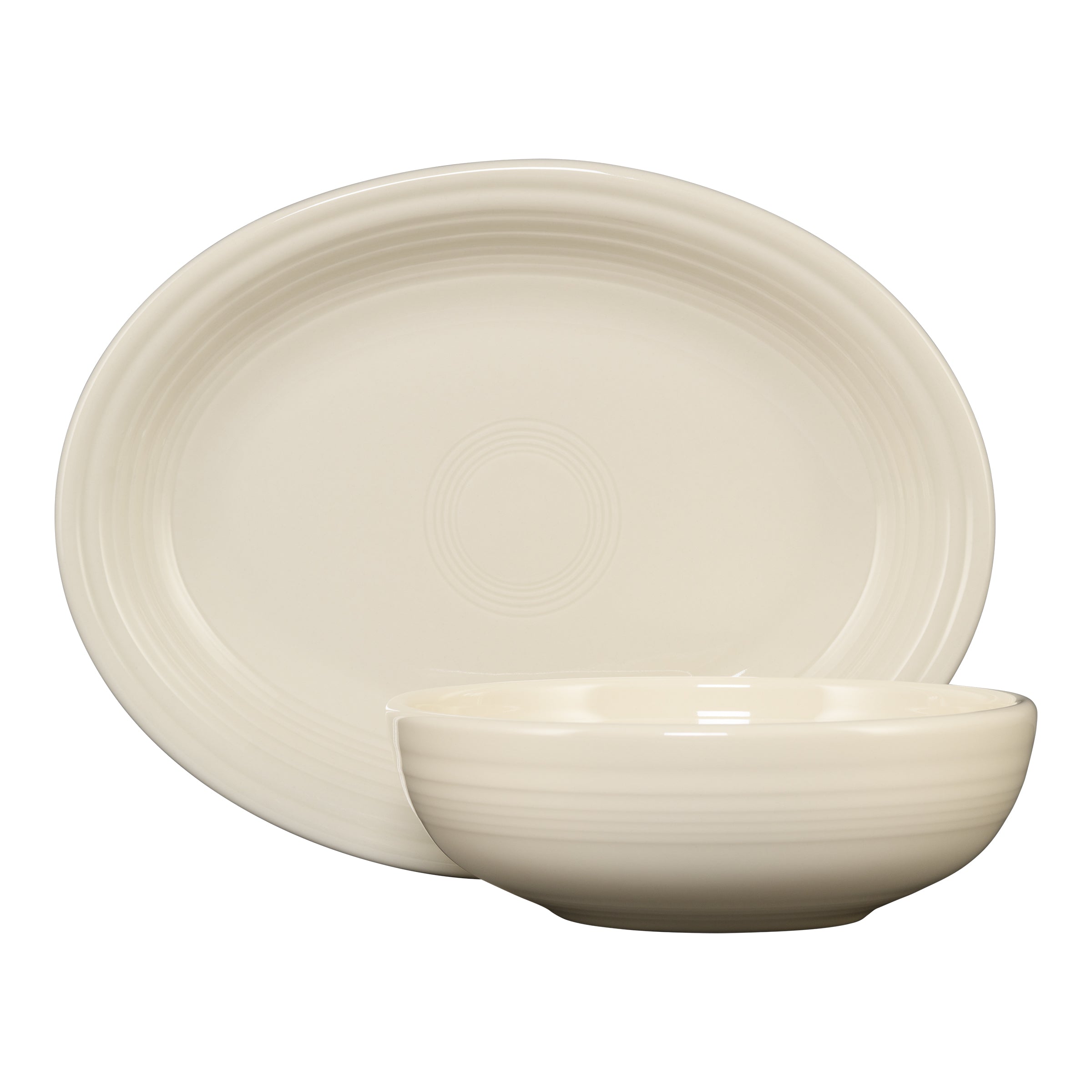 Fiesta 2-Piece Serve Set 11 5/8 Inch Oval Platter & 38 OZ Bistro Bowl - Image 6