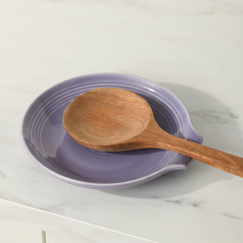 Fiesta Lavender Extra Large Spoon Rest 7 Inch - Image 2