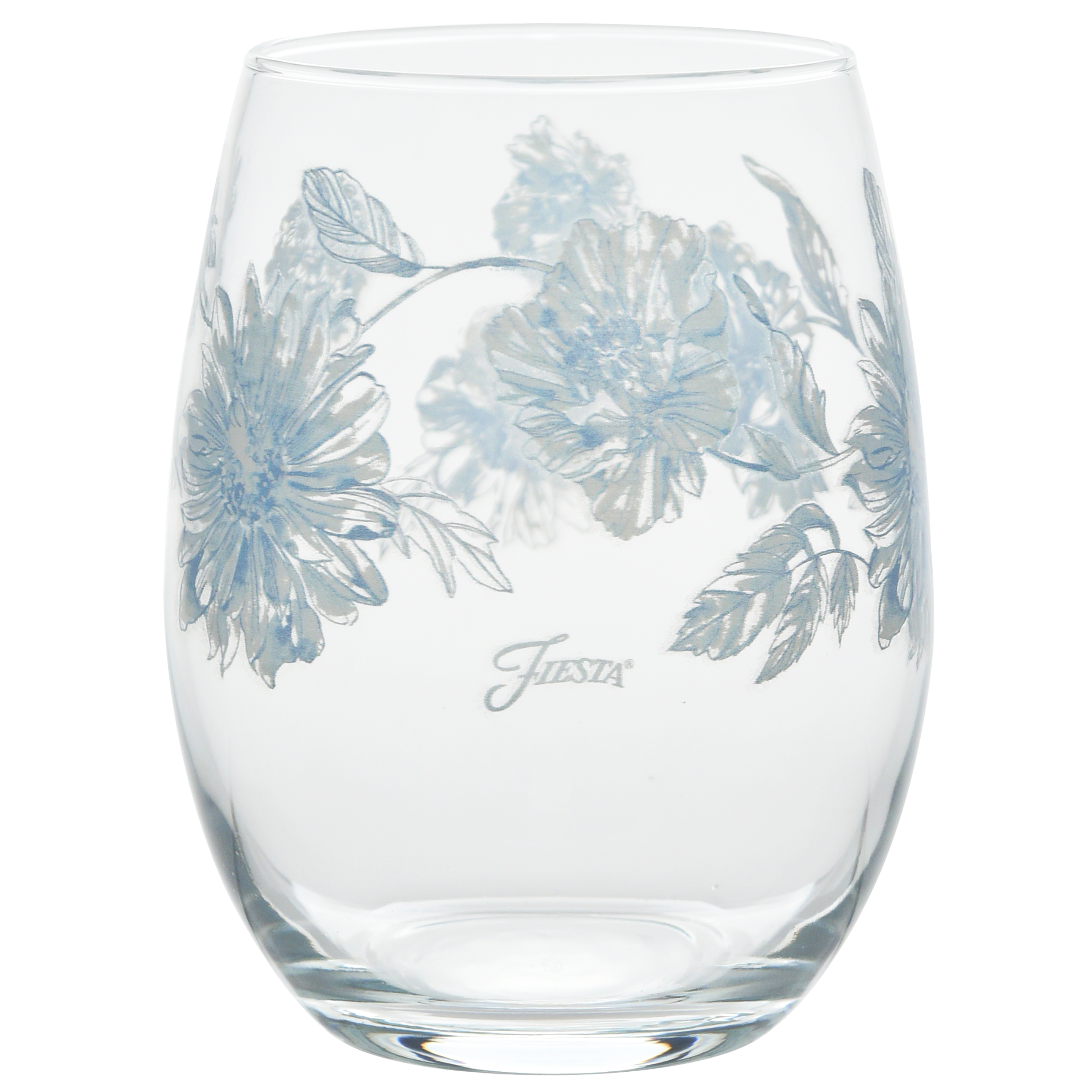 Fiesta Botanical Floral 15 oz. Stemless Wine Glass – Set of 4 - Image 2