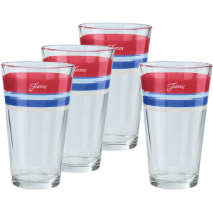 Fiesta Americana 16 oz. Edgeline Cooler Glass - Set of 4