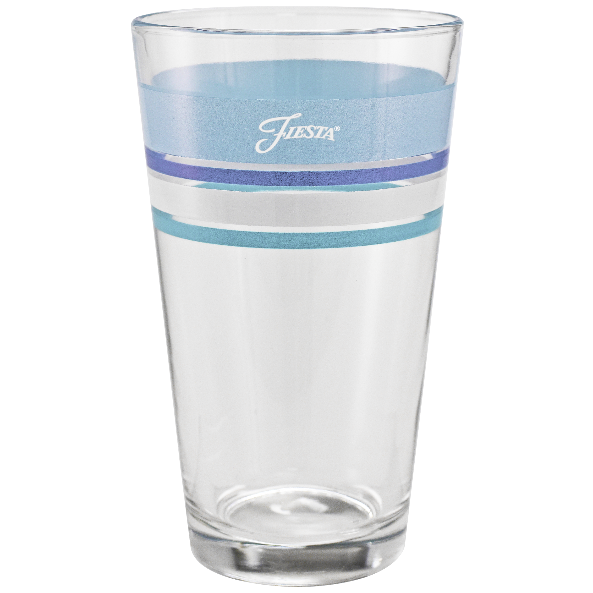 Fiesta 16 oz. Fiesta® Edgeline Coastal Blue Cooler Glass - Set of 4 - Image 2