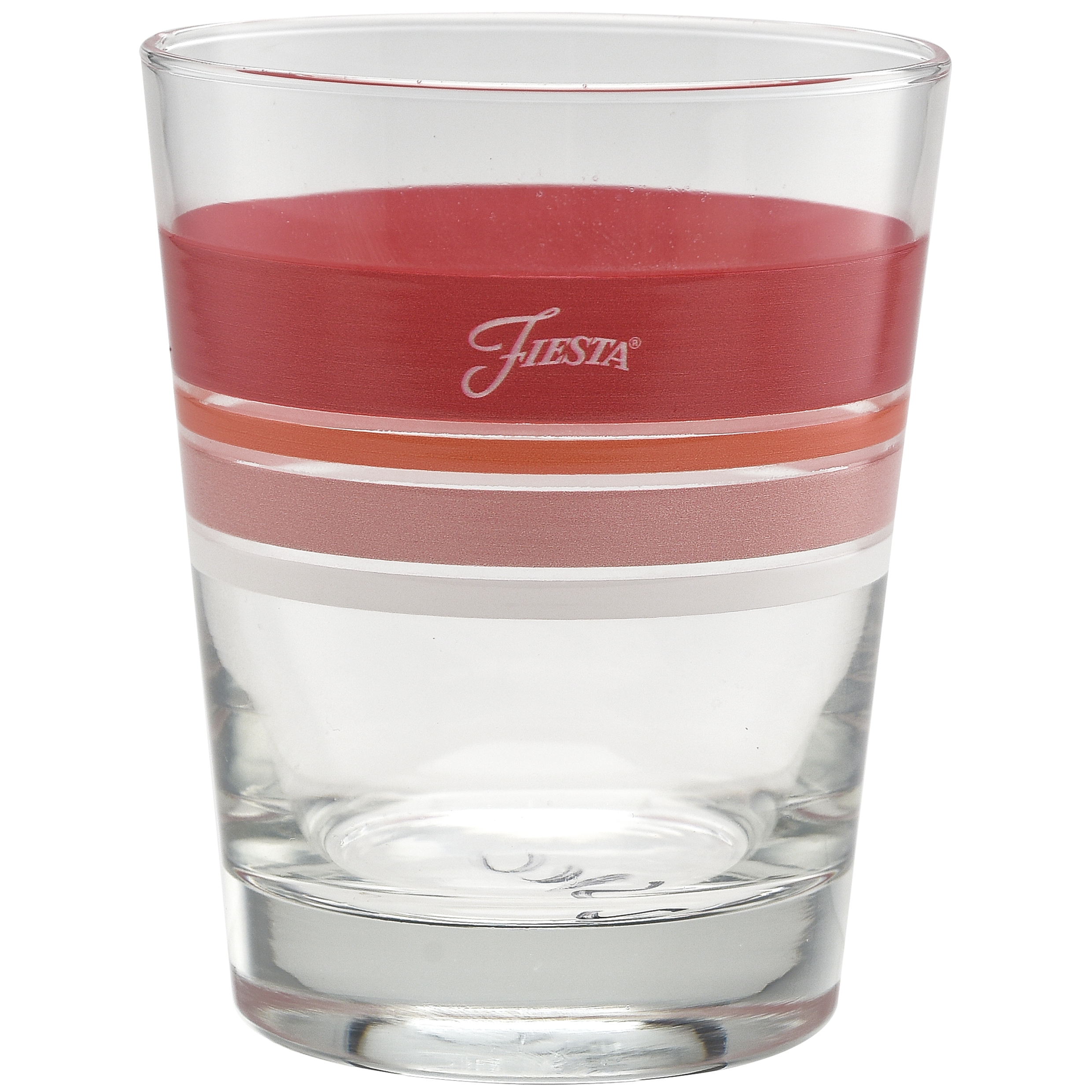 Fiesta Sunset Horizon Edgeline Tapered Double Old Fashion Glass Mixed – Set of 4 - Image 2