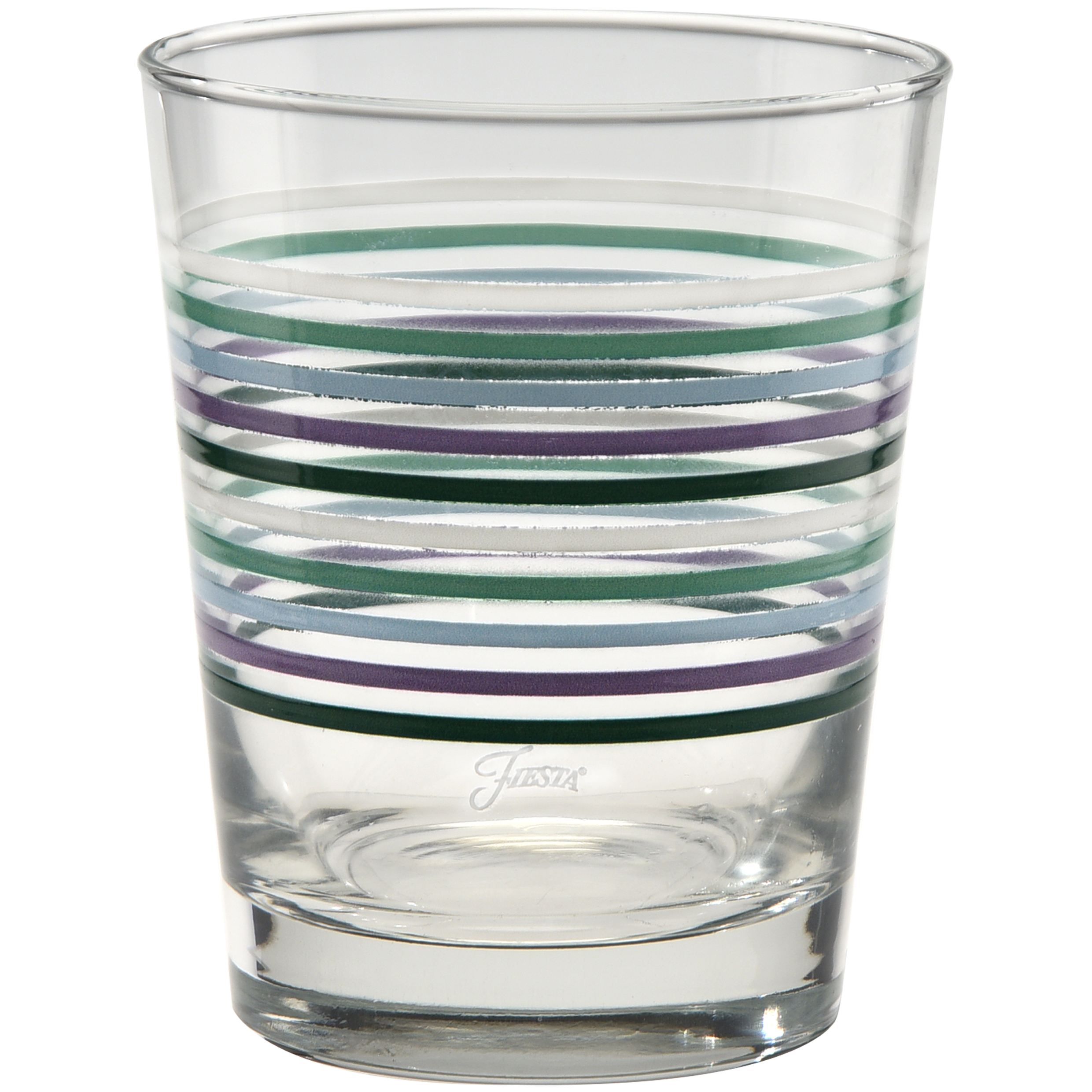 Fiesta Fiesta Lavender Bloom Thin Stripe 15 oz. Tapered Double Old Fashion - Set of 4 - Image 2