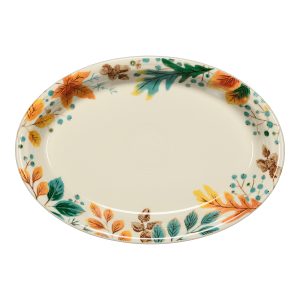 Fiesta Autumn Fields 13 5/8 Inch Large Oval Serving Platter