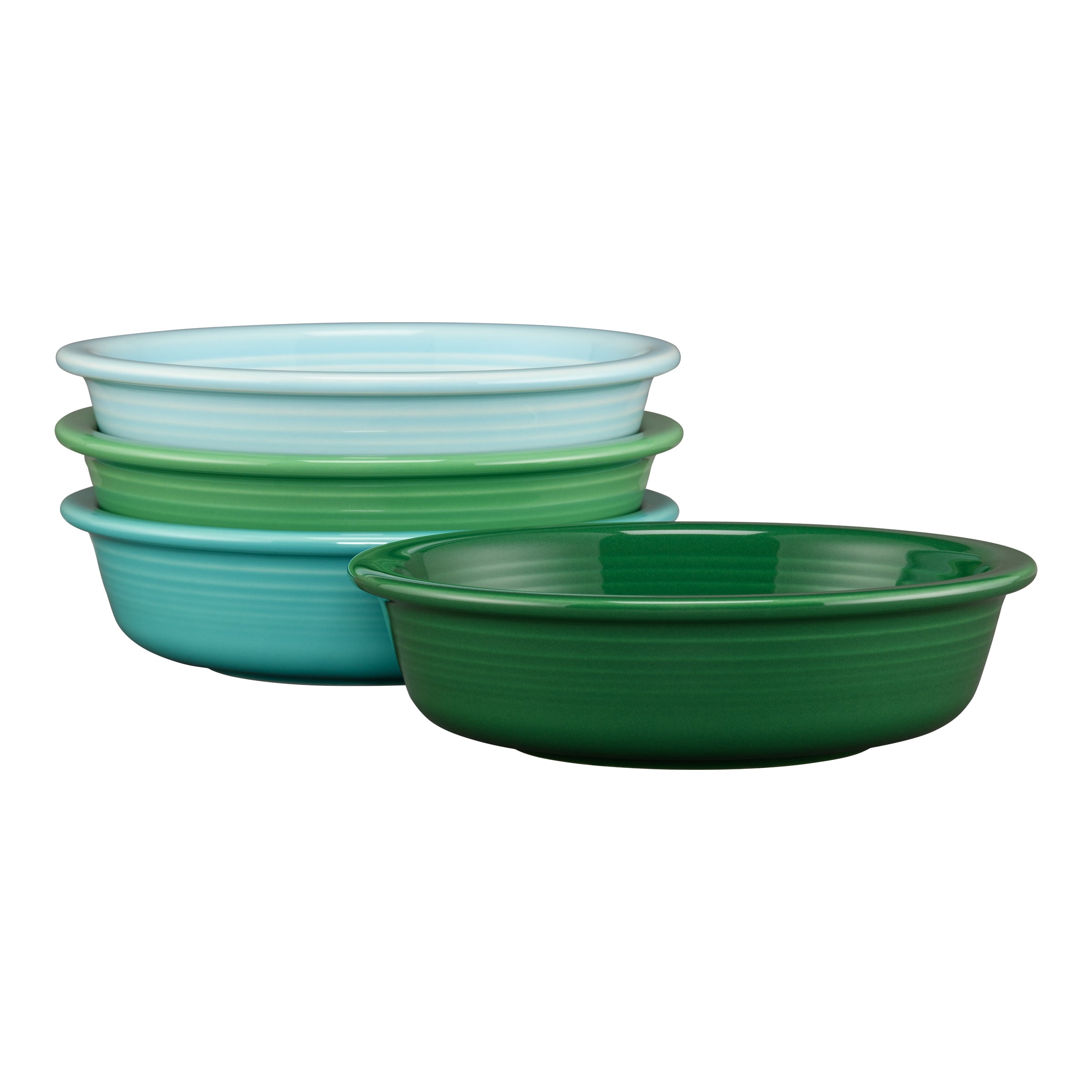 Fiesta Mixed Aegean Classic Rim 6 7/8 Inch Cereal Bowl 19 oz, Set of 4