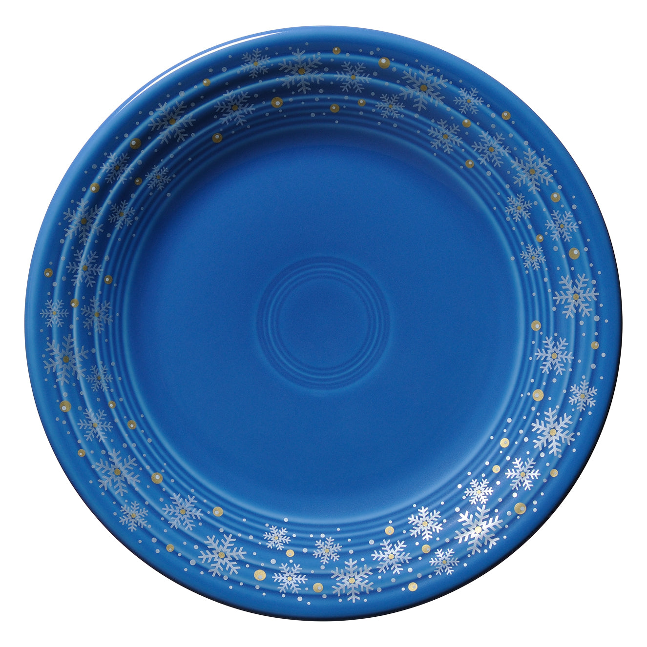 Fiesta Retired Snowflake Classic Rim 9 Inch Luncheon Plate
