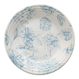 Fiesta Botanical Floral Sky Classic Rim 9 Inch Luncheon Plate