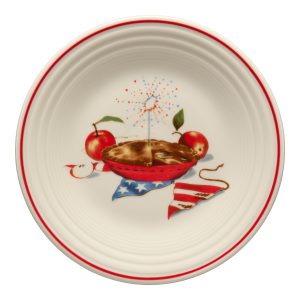Fiesta Americana Apple Pie Classic Rim 9 Inch Luncheon Plate