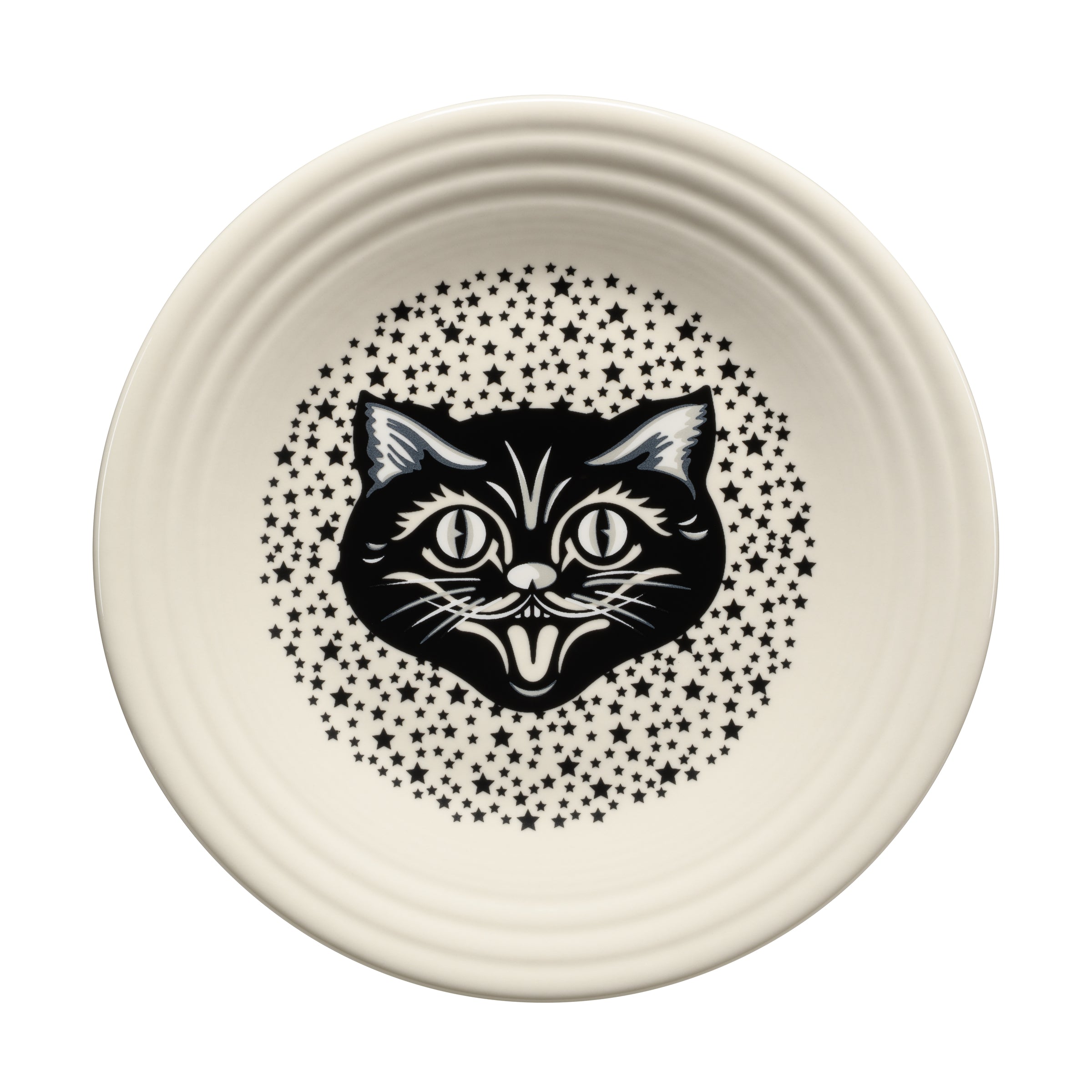 Fiesta Black Cat Linen Classic Rim 9 Inch Luncheon Plate