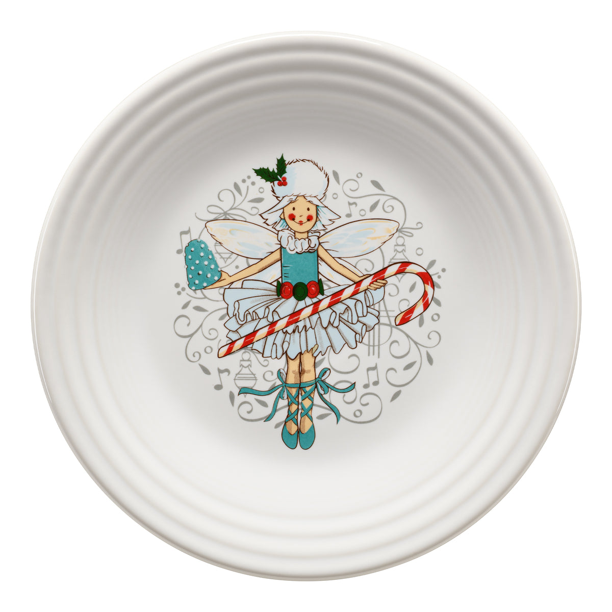 Fiesta Nutcracker Sugar Plum Fairy Classic Rim 9 Inch Luncheon Plate