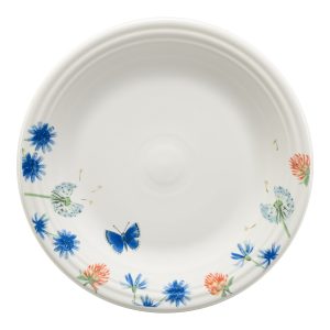 Fiesta Retired Breezy Floral Classic Rim 10 1/2 Inch Dinner Plate
