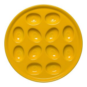 Fiesta Retired Round Egg Serving Platter 11 1/4 Inch