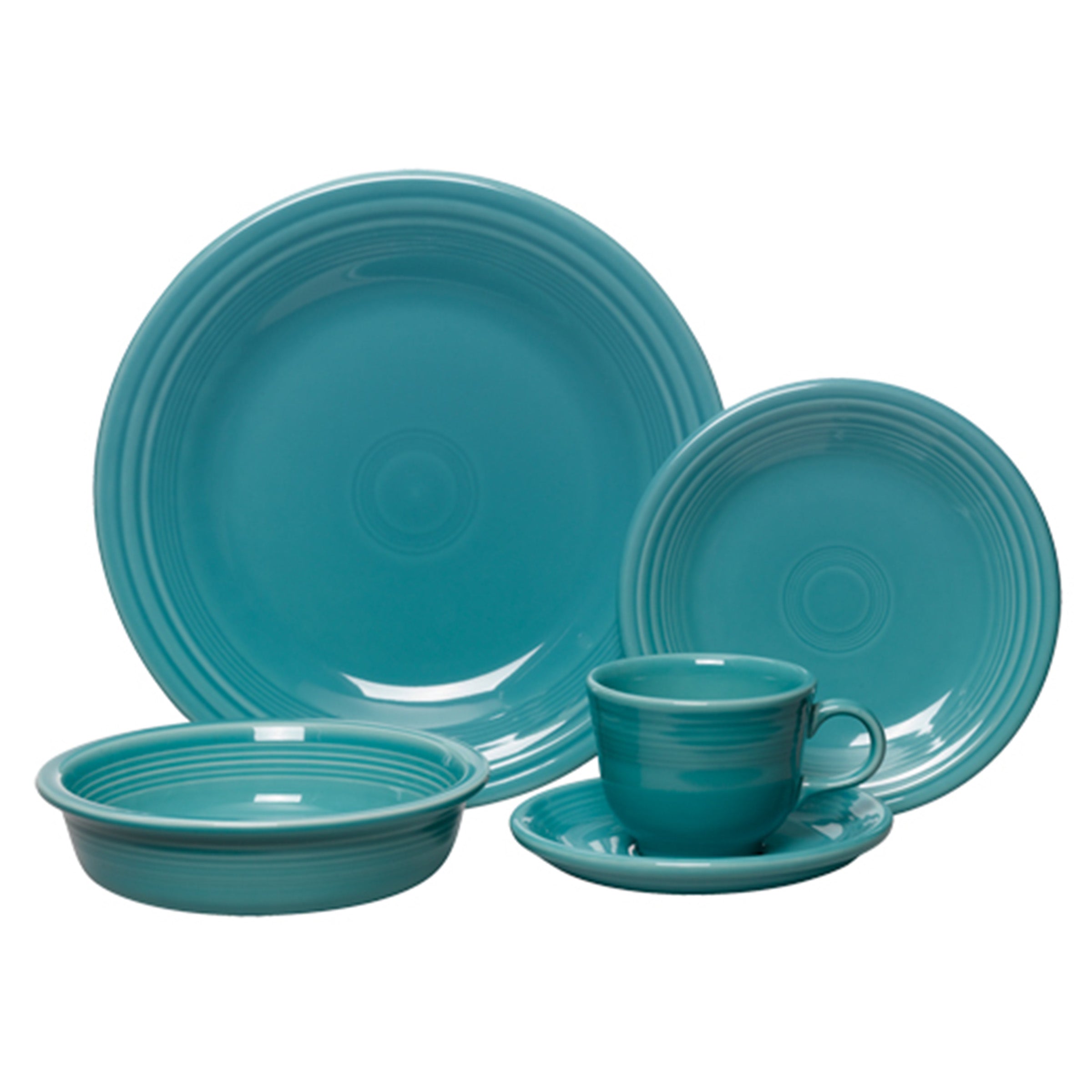 Fiesta Retired Classic Rim 5-Piece Dinnerware Set, Service for 1 - Image 5
