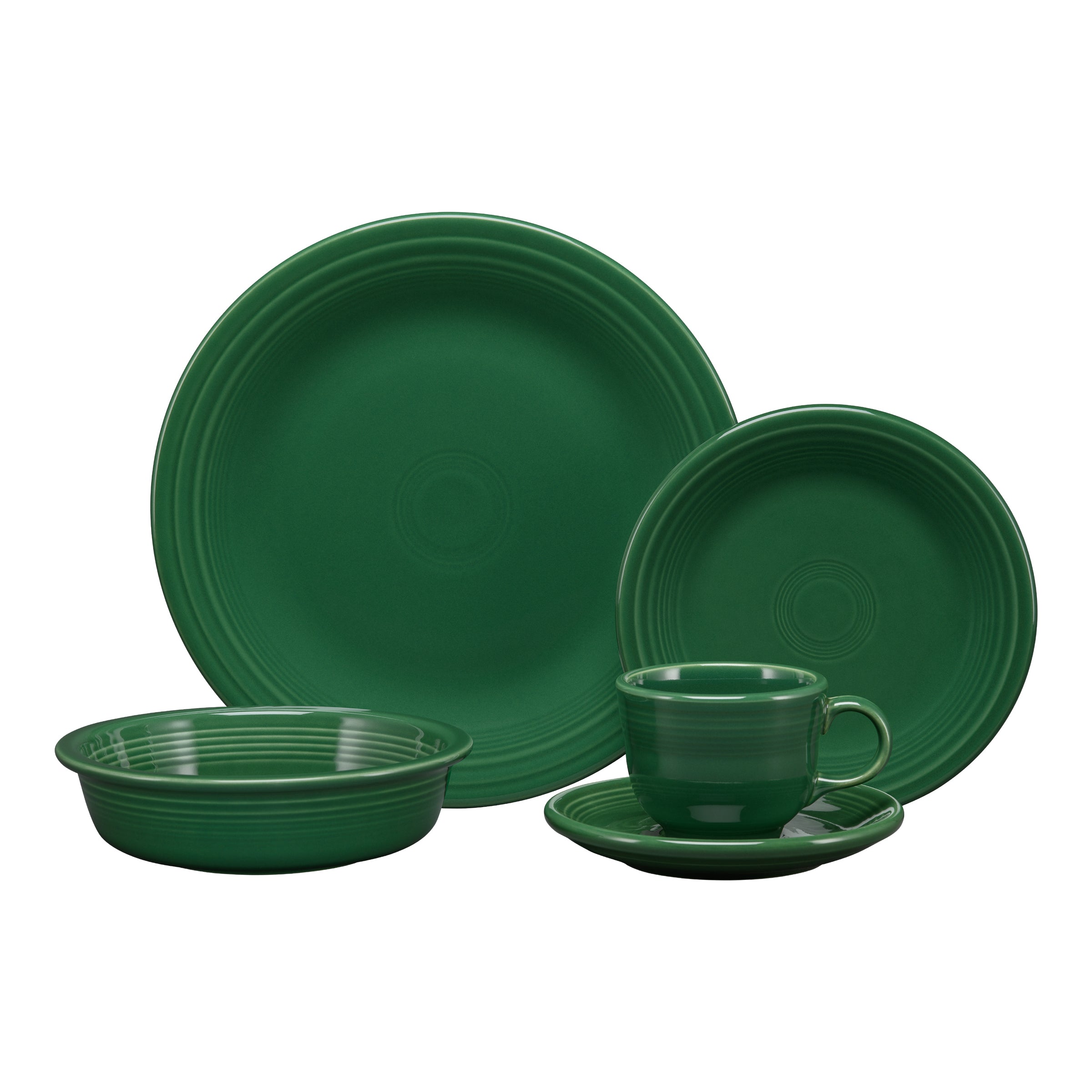 Fiesta Retired Classic Rim 5-Piece Dinnerware Set, Service for 1 - Image 4