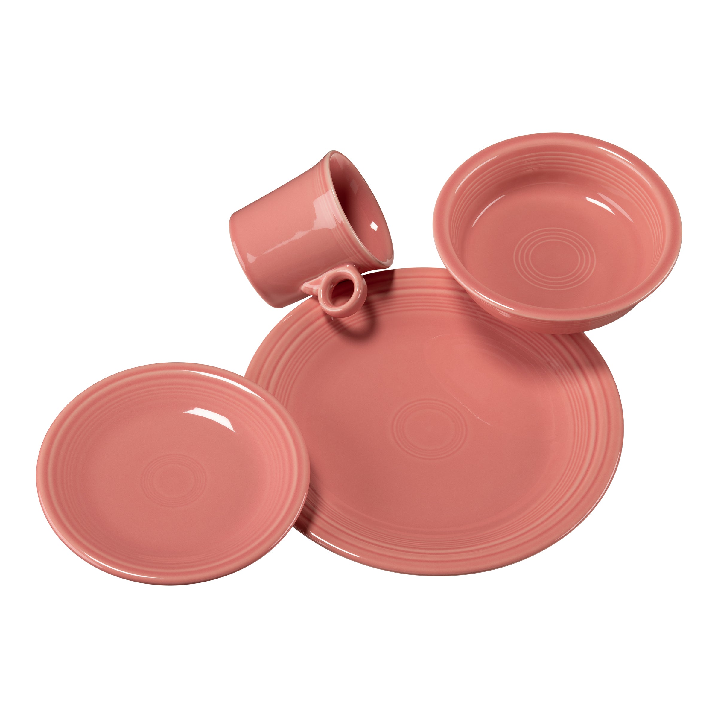Fiesta Classic Rim 4-Piece Dinnerware Set, Service for 1 - Image 5