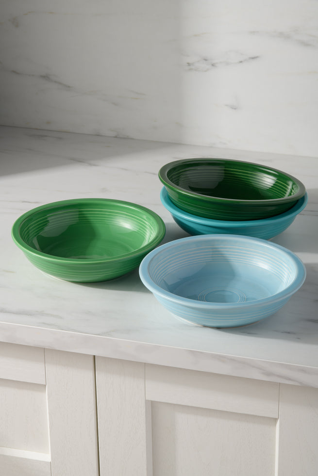 Fiesta Mixed Aegean Classic Rim 8 3/8-Inch 34OZ Pasta Bowls, Set of 4 - Image 2