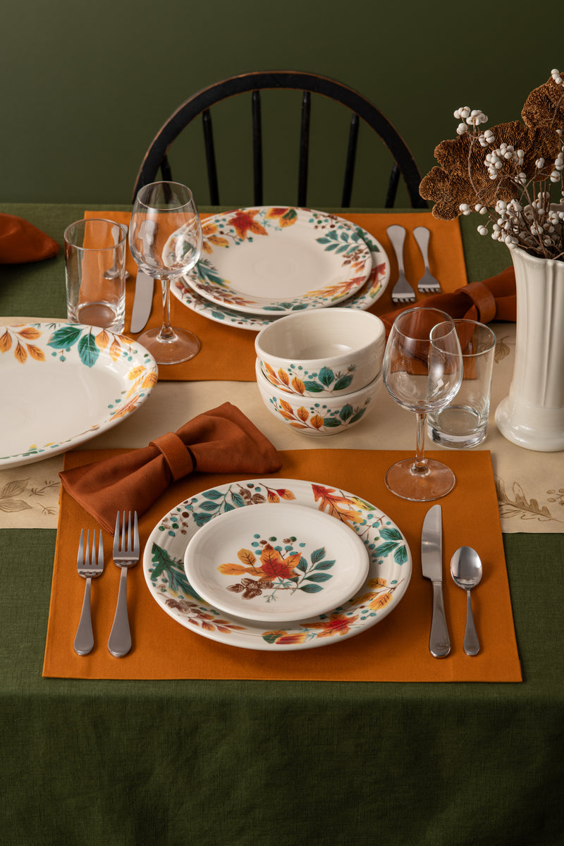 Fiesta Autumn Fields Classic Rim 9 Inch Luncheon Plate - Image 3