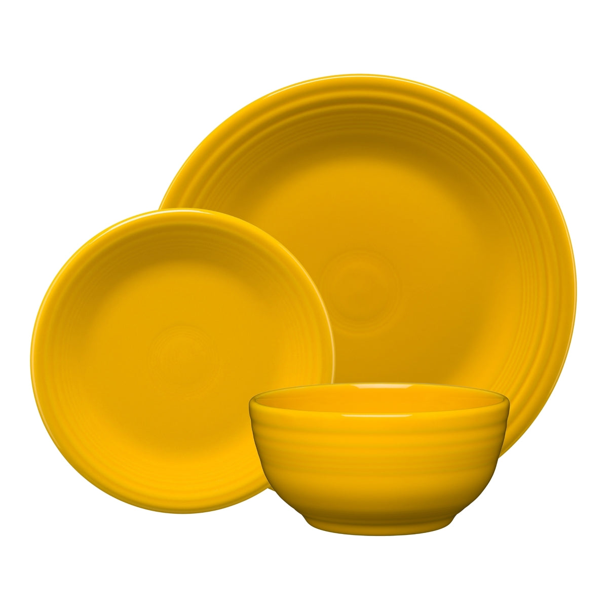 Fiesta Classic Bistro 3-Piece Dinnerware Set, Service for 1 - Image 2