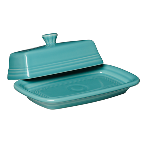 Fiesta Extra Large Covered Butter Dish 8 1/8 Inch x 5 1/8 Inch - Image 8
