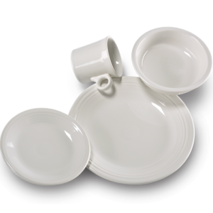 Fiesta Classic Rim 4-Piece Dinnerware Set, Service for 1