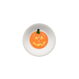 Fiesta Retired  Jack-o-Lantern Pumpkin Classic Rim 6 1/8 Inch Appetizer Plate