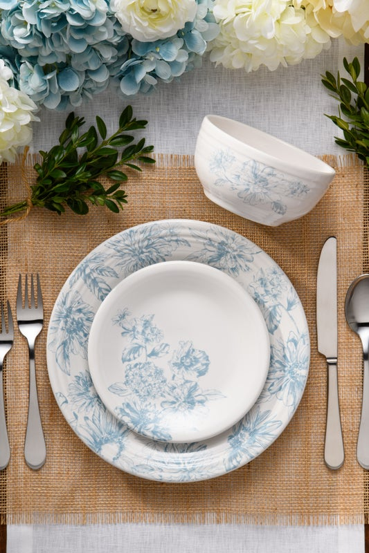 Fiesta Botanical Floral Sky Classic Rim 7 1/4 Inch Salad Plate - Image 2